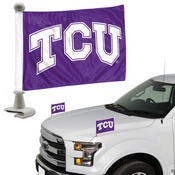 Texas Christian University Ambassador Flags 4 x 6 - "TCU" Logo, 61932