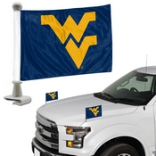 West Virginia University Ambassador Flags 4 x 6 - "WV" Primary Logo, 61937