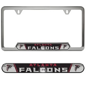 NFL - Atlanta Falcons Embossed License Plate Frame 12.25 x 6.25 - Primary Logo and Wordmark, 61943