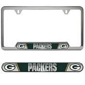 NFL - Green Bay Packers Embossed License Plate Frame 12.25 x 6.25 - Primary Logo and Wordmark, 61953