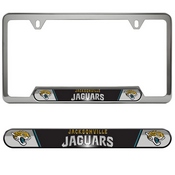 NFL - Jacksonville Jaguars Embossed License Plate Frame 12.25 x 6.25 - Primary Logo and Wordmark, 61955