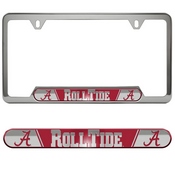 University of Alabama Embossed License Plate Frame 12.25 x 6.25 - Primary Logo and Wordmark, 61973