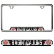 University of Louisiana-Lafayette Embossed License Plate Frame 12.25 x 6.25 - Primary Logo and Wordmark, 61983