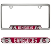 University of South Carolina Embossed License Plate Frame 12.25 x 6.25 - Primary Logo and Wordmark, 61992