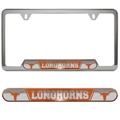 University of Texas Embossed License Plate Frame 12.25 x 6.25 - Primary Logo and Wordmark, 61994