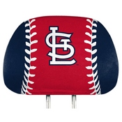 St. Louis Cardinals Printed Head Rest Cover Set - 2 Pieces, 62001