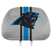Carolina Panthers Printed Head Rest Cover Set - 2 Pieces, 62006