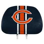 Chicago Bears Printed Head Rest Cover Set - 2 Pieces, 62007