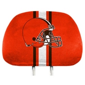 NFL - Cleveland Browns Printed Headrest Cover 14 x 10 - Browns Primary Logo, 62009
