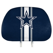 Dallas Cowboys Printed Head Rest Cover Set - 2 Pieces, 62010