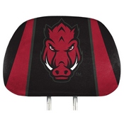 Arkansas Razorbacks Printed Head Rest Cover Set - 2 Pieces, 62039