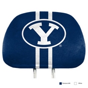 BYU Cougars Printed Head Rest Cover Set - 2 Pieces, 62040