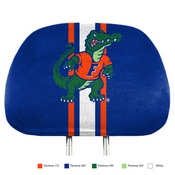 Florida Gators Printed Head Rest Cover Set - 2 Pieces, 62043