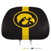 Iowa Hawkeyes Printed Head Rest Cover Set - 2 Pieces, 62047