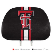 Texas Tech Red Raiders Printed Head Rest Cover Set - 2 Pieces, 62075