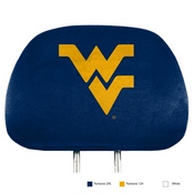 West Virginia Mountaineers Printed Head Rest Cover Set - 2 Pieces, 62080