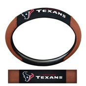 NFL - Houston Texans Sports Grip Steering Wheel Cover 14.5 to 15.5 - Primary Logo and Wordmark, 62114