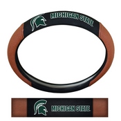 Michigan State University Sports Grip Steering Wheel Cover 14.5 to 15.5 - Primary Logo and Wordmark, 62133