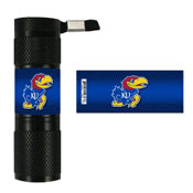University of Kansas Flashlight 7" x 6" x 1" - "Jayhawk" Logo, 62372