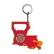 Louisiana-Lafayette Ragin' Cajuns Keychain Bottle Opener, 62513