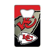 Kansas City Chiefs Credit Card Style Bottle Opener - 2 x 3.25, 62555