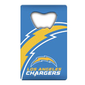 NFL - Los Angeles Chargers Credit Card Bottle Opener 2 x 3.25 - Chargers Primary Logo & Wordmark, 62564