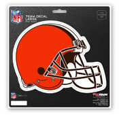 NFL - Cleveland Browns Large Decal 8 x 8 - "Browns Helmet" Logo, 62603