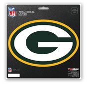 NFL - Green Bay Packers Large Decal 8 x 8 - "Oval G" Logo, 62607