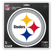 NFL - Pittsburgh Steelers Large Decal 8 x 8 - "Steelers" Logo, 62619