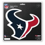NFL - Houston Texans Large Decal 8 x 8 - "Bull Head" Primary Logo, 62627