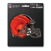 NFL - Cleveland Browns 3D Decal 5 x 6.25 - "Browns Helmet" Logo, 62771