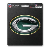NFL - Green Bay Packers 3D Decal 5 x 6.25 - "Oval G" Logo, 62775