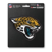 NFL - Jacksonville Jaguars 3D Decal 5 x 6.25 - "Jaguar Head" Logo, 62777