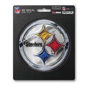 NFL - Pittsburgh Steelers 3D Decal 5 x 6.25 - "Steelers" Logo, 62787