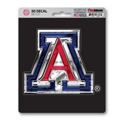 University of Arizona 3D Decal 5 x 6.25 - "A" Primary Logo, 62799