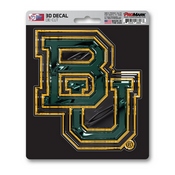 Baylor University 3D Decal 5 x 6.25 - "BU" Logo, 62802