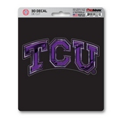 Texas Christian University 3D Decal 5 x 6.25 - "TCU" Logo, 62838