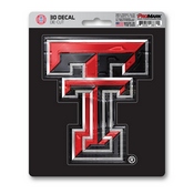Texas Tech University 3D Decal 5 x 6.25 - "TT" Logo, 62839