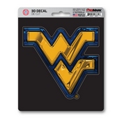 West Virginia University 3D Decal 5 x 6.25 - "WV" Logo, 62846