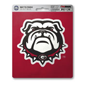 University of Georgia Matte Decal 5 x 6.25 - "New Bulldog Head' Logo, 63093
