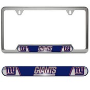 New York Giants Embossed License Plate Frame, 6.25in x 12.25in, 63188