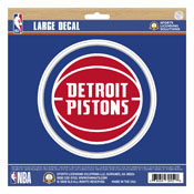 NBA - Detroit Pistons Large Decal 8 x 8, 63216