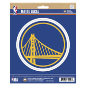 NBA - Golden State Warriors Matte Decal 5 x 6.25, 63220