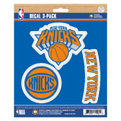 NBA - New York Knicks Decal 3-pk 5 x 6.25, 63249