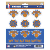 NBA - New York Knicks Mini Decal 12-pk 5 x 6.25, 63250