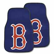 MLB - Boston Red Sox 2-piece Carpeted Car Mats 17"x27", 6333