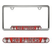 Texas Tech Embossed License Plate Frame, 6.25in x 12.25in, 63369