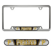 Pittsburgh Pirates Embossed License Plate Frame, 6.25in x 12.25in, 63374