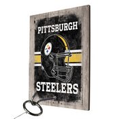 Pittsburgh Steelers Hook and Ring Toss Game - 11in x 8in x .25 in, 63449