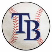 MLB - Tampa Bay Rays Baseball Mat 27" diameter, 6350